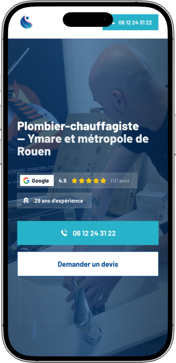 Le site de Nicolas sur mobile